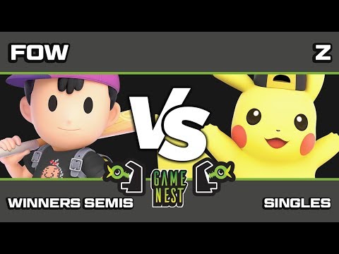 Game Nest Smash It Up: FOW (Ness) vs Z (Pikachu) - Winners Semis