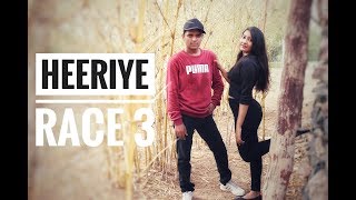 Heeriye Song  Race 3  || Salman Khan, Jacqueline   Meet Bros ft  Deep Money|| dance video