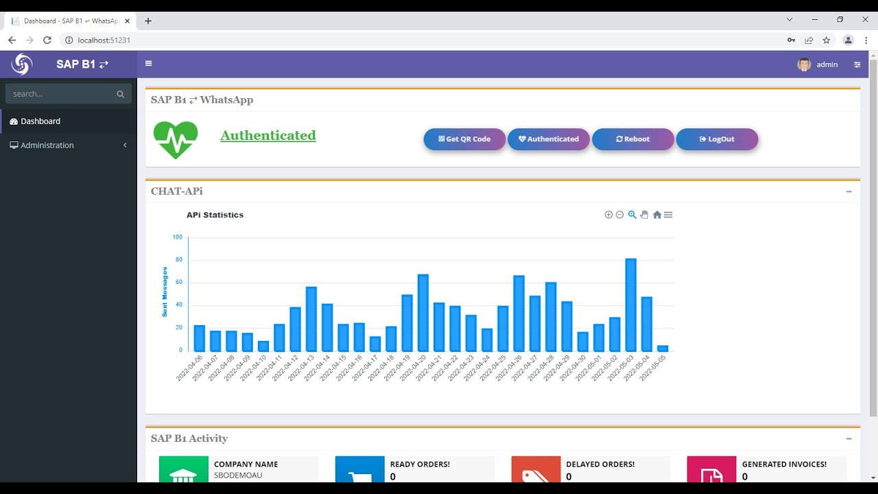 SAP B1 Invoice To Customer On WhatsApp | PDF | SAP Business One | WhatsApp | 2022 Innovation