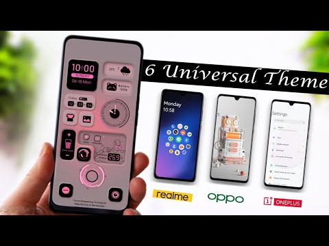 Top 6 Universal Themes for Realme & Oppo devices  | Change Notification Panel & Settings 💥