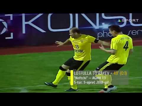 Superliga, 5-tur. Neftchi – AGMK 1:3. Lutfulla To’rayev goli (05.04.2018)