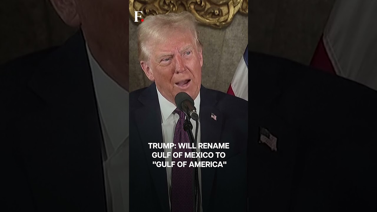 Donald Trump Says He Will Rename Gulf Of Mexico To "Gulf of America" | Subscribe to Firstpost
