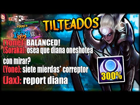 😈¡SE TILTEAN INFINITO y ME PIDEN REPORT usando el BUFF de DIANA JUNGLA s11! | LoL | SeVenJungle
