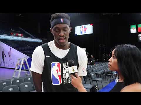 Pascal Siakam (Toronto Raptors) - Interview  at NBA Africa Game 2018