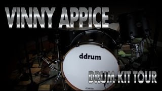 Video thumbnail for Vinny Appice   ddrum Reflex Drum Kit Tour by Drummer Connection