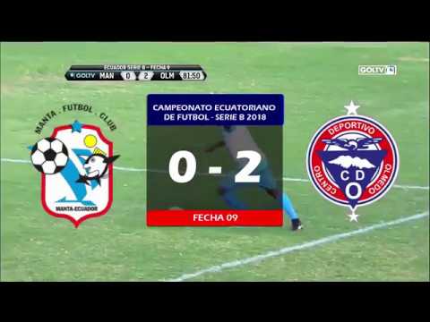 Manta FC 0 - 2 CD Olmedo | Serie B 2018 ~ Fecha 09 |