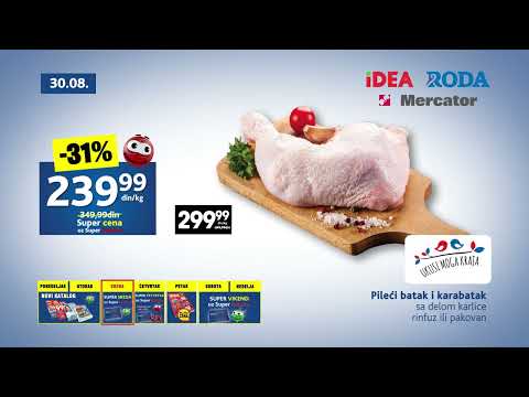 IDEA RODA MERCATOR I Super sreda 30.08.2023.