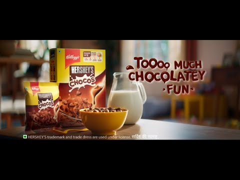 Kellogg's HERSHEY’S Chocos TVC with Offer Tagon | Hindi | 25 Sec | #TooMuchChocolateyFun