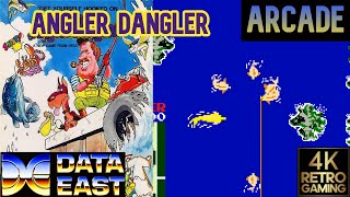 Angler Dangler Arcade ( Data East 1982 ) 4k Gameplay