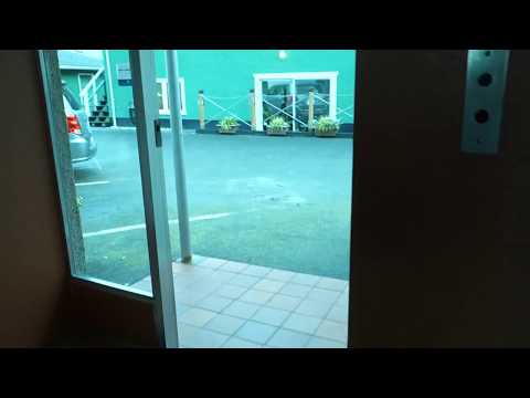 EPIC RELAYS! TINY 1959 Otis Black Button Traction Elevator at The Surf Motel, Victoria, BC