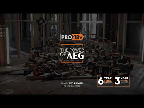 Pack 3 machines 18V + Batterie 4Ah et Chargeur - Pro 18V AEG Powertools