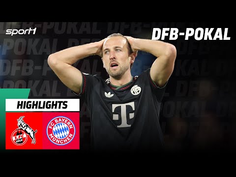 1. FC Köln - FC Bayern München | DFB-Pokal Tore und Highlights 2. Runde