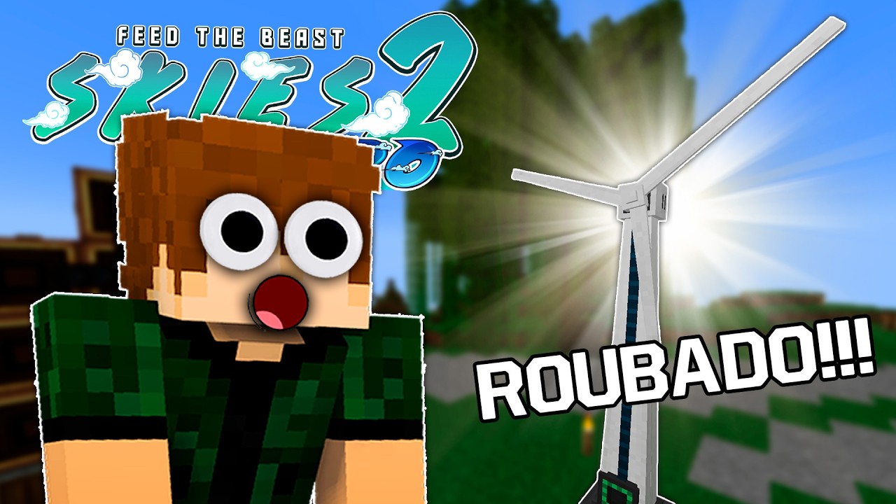 OS GERADOR DO MEKANISM SÃO QUEBRADOS!!! - Minecraft FTB Skies 2 Aero E08 (1.21.1)