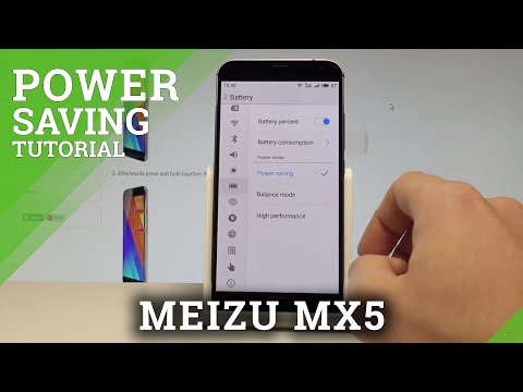 How to Use Power Saving in MEIZU MX5 - Battery Saver Mode |HardReset.Info