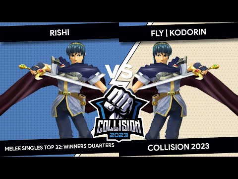 Collision 2023 - Rishi (Marth) vs FLY KoDoRiN (Marth) - Top 32 - Winners Quarters