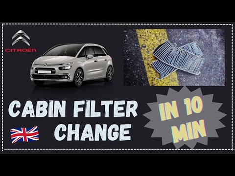 How to change the cabin filter of your Citroën Picasso/Peugeot without disassembling!