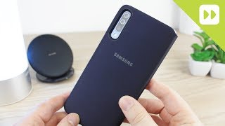 Official Samsung Galaxy A70 Wallet Flip Cover Case Review
