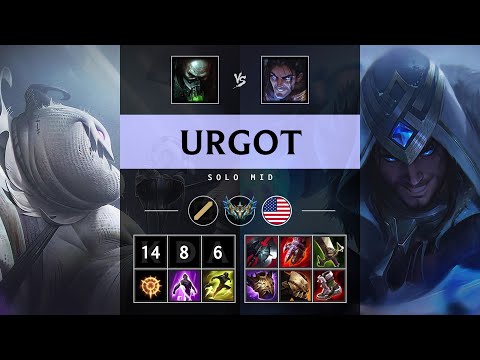 Urgot Mid vs Sylas - NA Challenger Patch 25.14