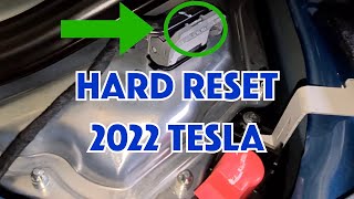 How To Hard Reset a 2022 Tesla!