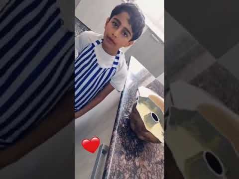 Chef Saud Al Mammiri baking a milk cake