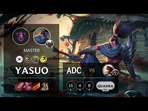 Yasuo ADC vs Samira - KR Master Patch 10.23