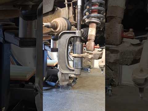 Ball joint press DEMO. #mechanic #automobile #balljoint