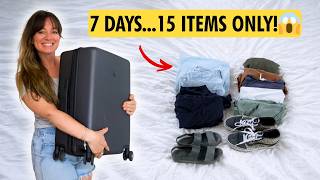 Pack 15 Items ONLY for Any Trip | Carry-on Only Packing Hacks