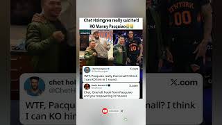 Chet Holmgren Says He'd KO Manny Pacquiao – KD Responds With BRUTAL Reality Check! 💀🥊#shorts