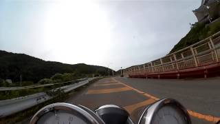 KODAK PIXPRO SP360撮影 YAMAHA SR400で走る和歌山加太海岸、加太漁港