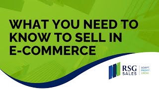 How to Sell in the E-Commerce Sales Channel (Wayfair, Walmart.com, Overstock, Amazon)