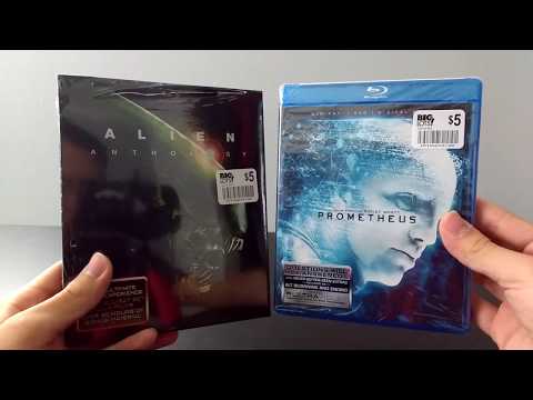 Alien Anthology + Prometheus Double Blu-Ray Unboxing (One Shot)