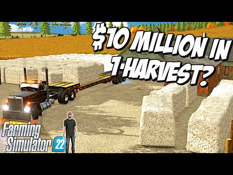 , title : 'Can We Make 10$ Million in a Single Harvest? | Farming Simulator 22'