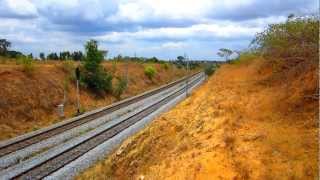 preview picture of video 'GOC WDG4 #12424 with Mysore Bangalore Tippu Express at Hejjala'