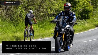 How to keep warm in Winter on a motorcycle, Bike Clothing and Bike Maintainance