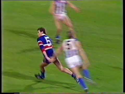 1985 Fosters Cup Footscray v North Melbourne 3rd Quarter Game 5