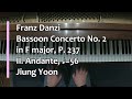 Piano Part- Danzi, Bassoon Concerto No. 2 in F major, P. 237,  II. Andante (♩=56) - Color is the piano Piano Part- Danzi, Bassoon Concerto No. 2 in F major, P. 237,  II. Andante (♩=56)