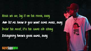 Chris Brown - Let Shit Go [LYRIC VIDEO]