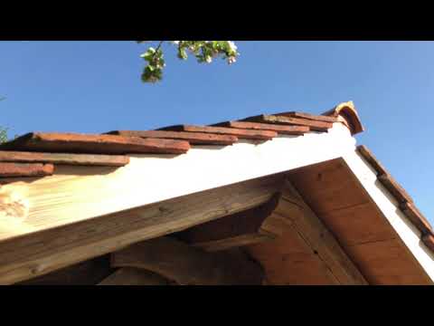 Toothed strip Ortgang Ortgangbrett Beavertail tile