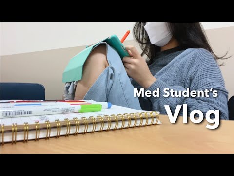 Eng) 의대생Vlog: 본과2학년 뼈빠지게 공부한 정형외과 시험준비, 새벽루틴🌙공부자극 | Korean med student's Vlog