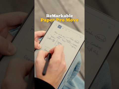 Es el mejor cuaderno infinito e-ink que he probado y parece papel real | Remarkable Paper Pro Move