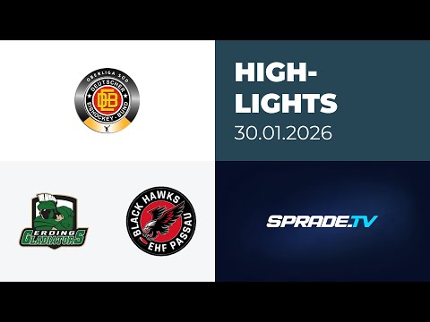 30.01.2026 - Highlights - Erding Gladiators vs. EHF Passau Black Hawks