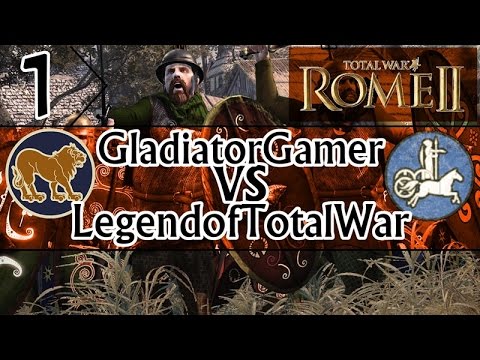 Total War: Rome 2 Head to Head - GladiatorGamer vs LegendofTotalWar #1