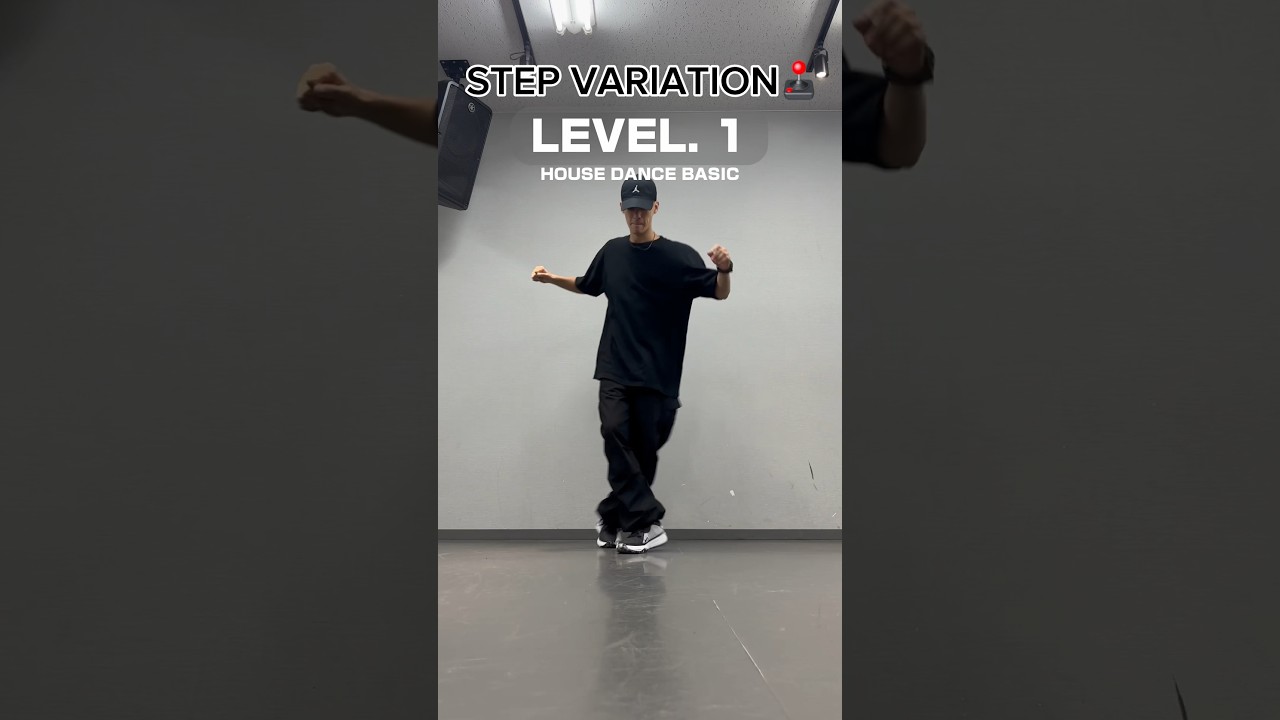 HOUSE DANCE BASIC【easy to step】#housedance