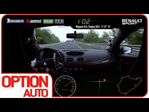 Renault Mégane RS 275 Trophy-R FULL LAP Record on Nürburgring (Option Auto)
