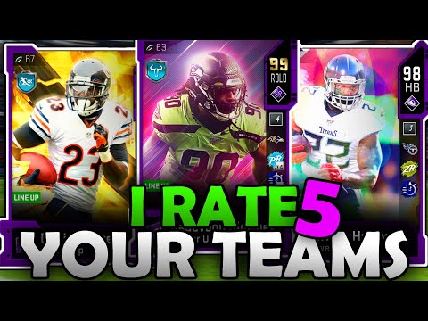 I RATE YOUR TEAMS EP.5 - Madden 20 Ultimate Team