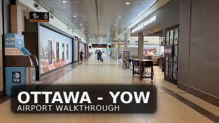 Ottawa Airport (YOW) Departures Walkthrough — Check-In to Gate (Winter) | 90s