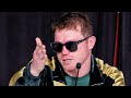 CANELO GETS ANNOYED BY REPORTER THAT CRITICIZED HIM! TELLS HIM "YOU STILL SHOWED UP DIDNT YOU!"
