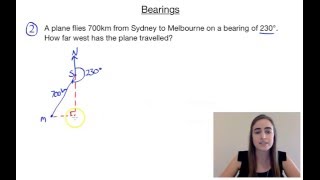 Trigonometry with Bearings