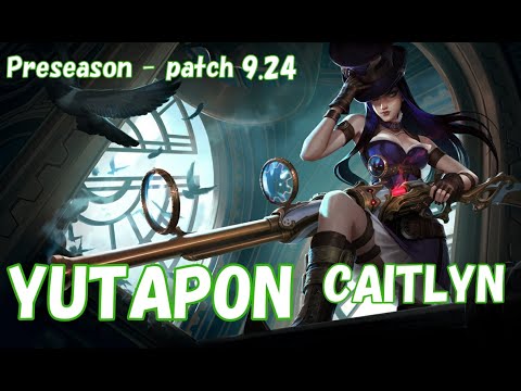 DFM YUTAPON ケイトリン(Caitlyn) VS ルシアン(Lucian) BOT - Patch9.24 JP Ranked【LOL】