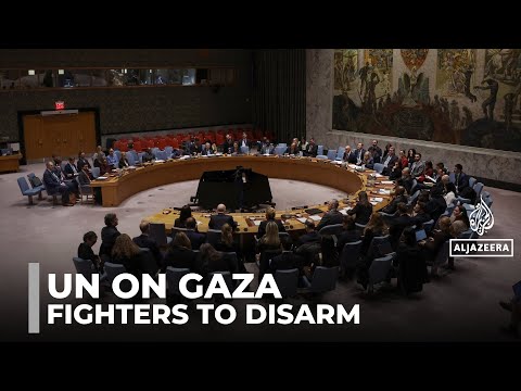 UN Security Council meeting: Armed groups in Gaza expected to lay down weapons